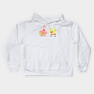 spongebob x patrick Kids Hoodie